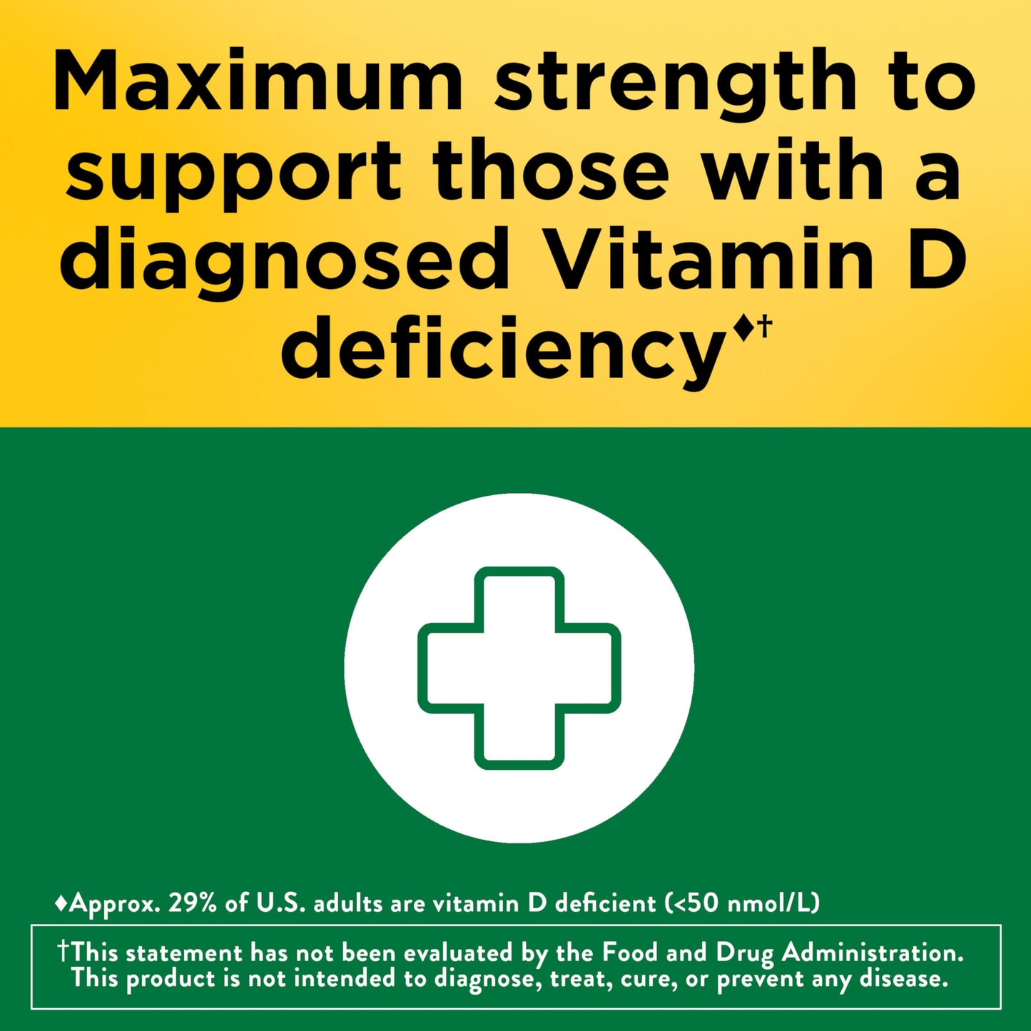 Nature Made Vitamin D3 10000 IU (250 mcg) Maximum Strength, Vitamin D Supplement for Bone and Immune Health Support