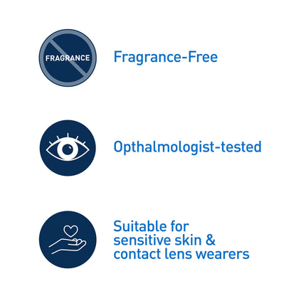 CeraVe Eye Makeup Remover with Hyaluronic Acid and Ceramides, Waterproof, Non-Comedogenic, Fragrance Free