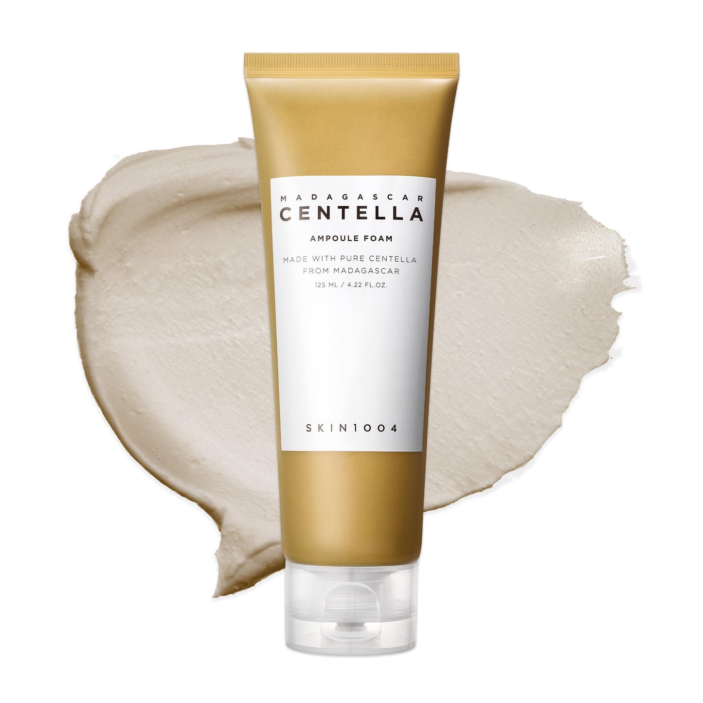 SKIN1004 Madagascar Centella Ampoule Foam, 4.23 fl.oz, Korean Face Cleanser & Makeup Remover