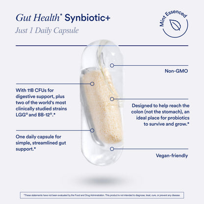 Ritual Synbiotic - Complete 3-in-1 Probiotic, Prebiotic, Postbiotic - for Women and Men - to Support Gut, Digestive Health, Regularity, Bloating