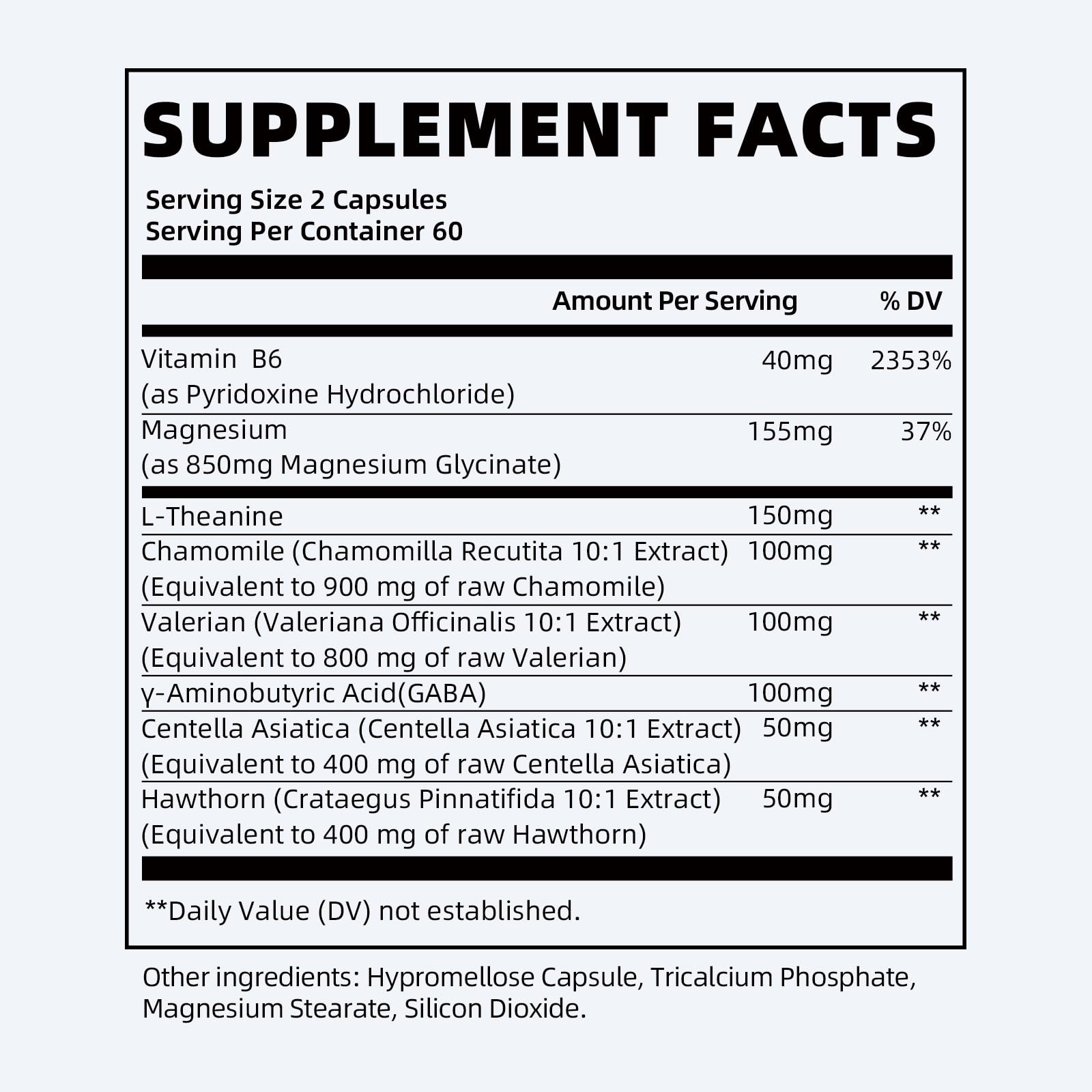 iMATCHME Magnesium Glycinate 850mg Capsules with L-Theanine, Chamomile & GABA for Sleep, Calmness, Muscle, Bone Health & Immune Support, Magnesium for Women and Men, Vegan, High-Absorption, 120 Count iMATCHMEBuy Supplements Australia