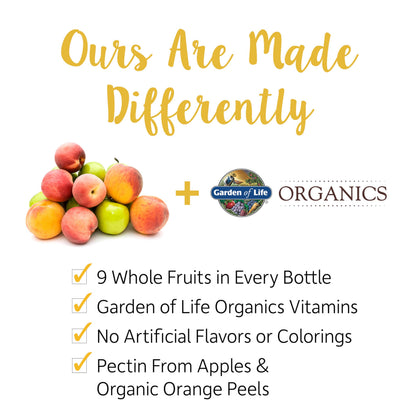 Garden of Life Organics Women's Gummy Vitamins - Berry - Certified Organic, Non-GMO, Vegan, Kosher Complete Multi - Methyl B12, C & D3 - Gluten