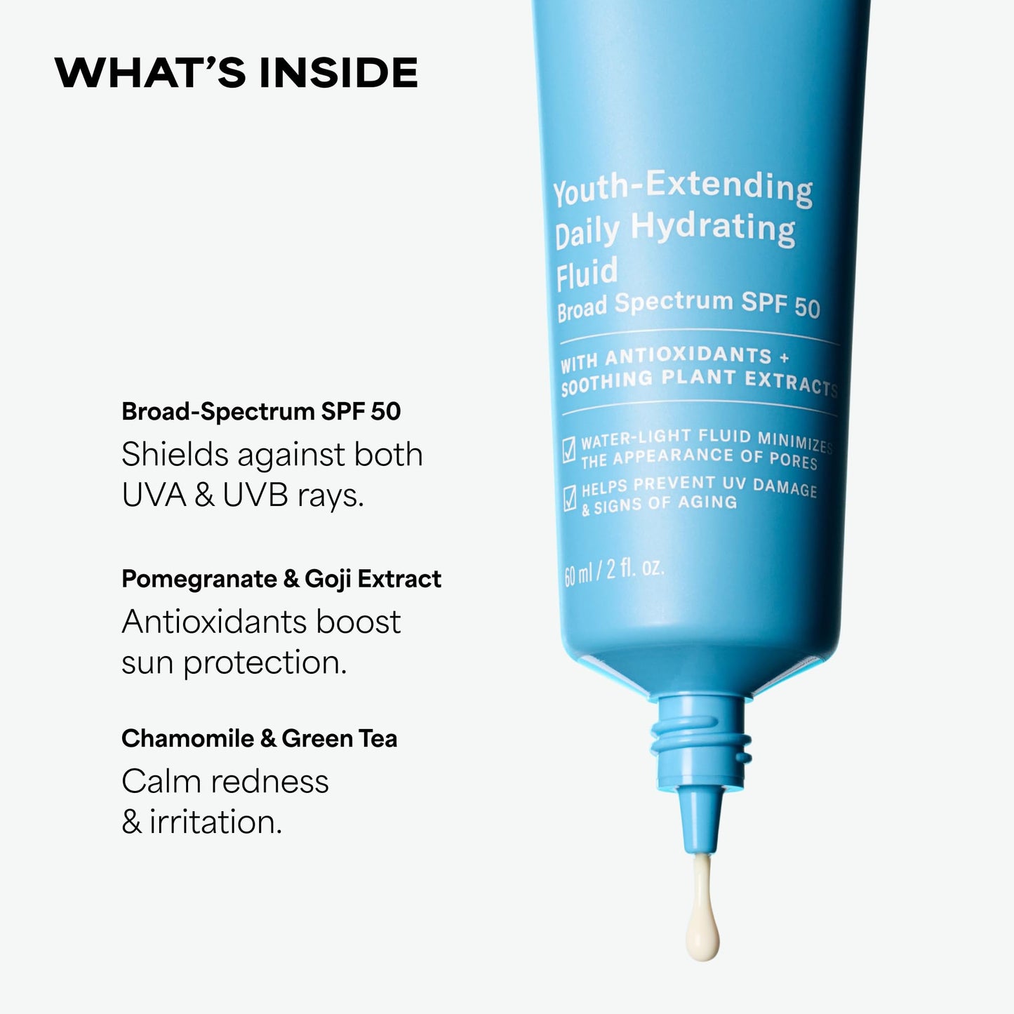 Paula's Choice RESIST Daily Hydrating Fluid Face Moisturizer with SPF 50 Sunscreen, Face Sunscreen for Oily Skin, Chamomile & Vitamin E, UVA/UVB Protection, Fragrance-Free, TSA Friendly, 2 Fl Oz Paula's ChoiceBuy Supplements Australia