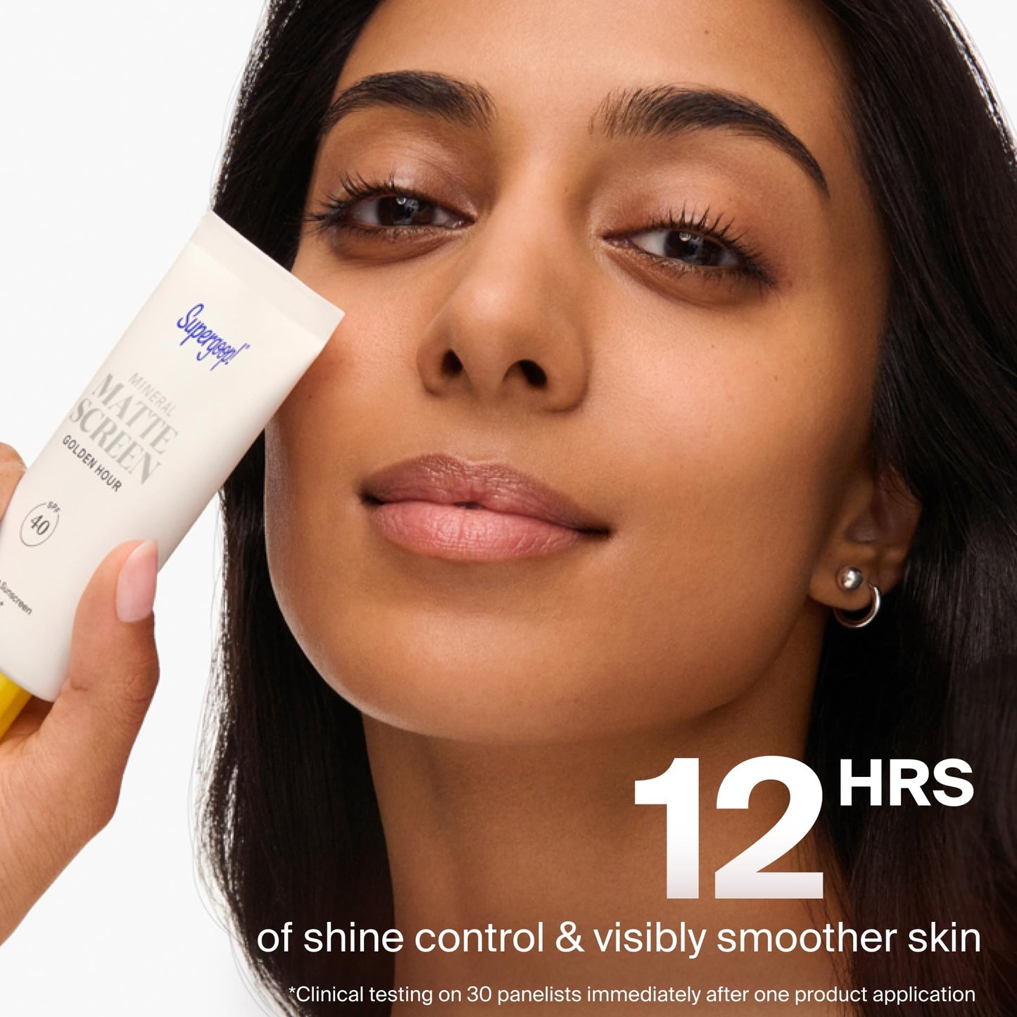 Supergoop! Mineral Mattescreen (SPF 40) - 45 mL - Mineral, Oil-Free Broad Spectrum Sunscreen - Smooths Skin’s Appearance