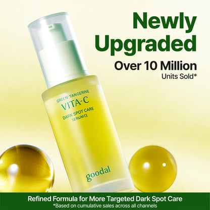 GOODAL Green Tangerine Vitamin C Serum [Advanced Ver.] – Facial Serum with 5% Niacinamide & Exosome Technology