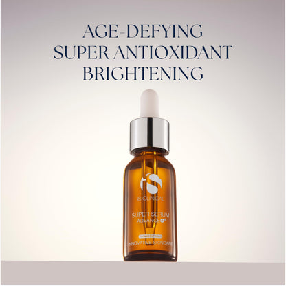 iS CLINICAL Super Serum Advance+, Anti-Aging Vitamin C Face Serum, reduces scaring and fine stretch marks, 0.5 Fl Oz