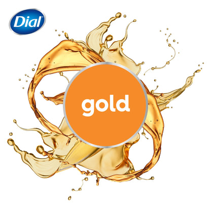 Dial Antibacterial Deodorant Bar Soap, Advanced Clean Gold, 4 Oz, 32 Bars, Round the Clock Odor Protection