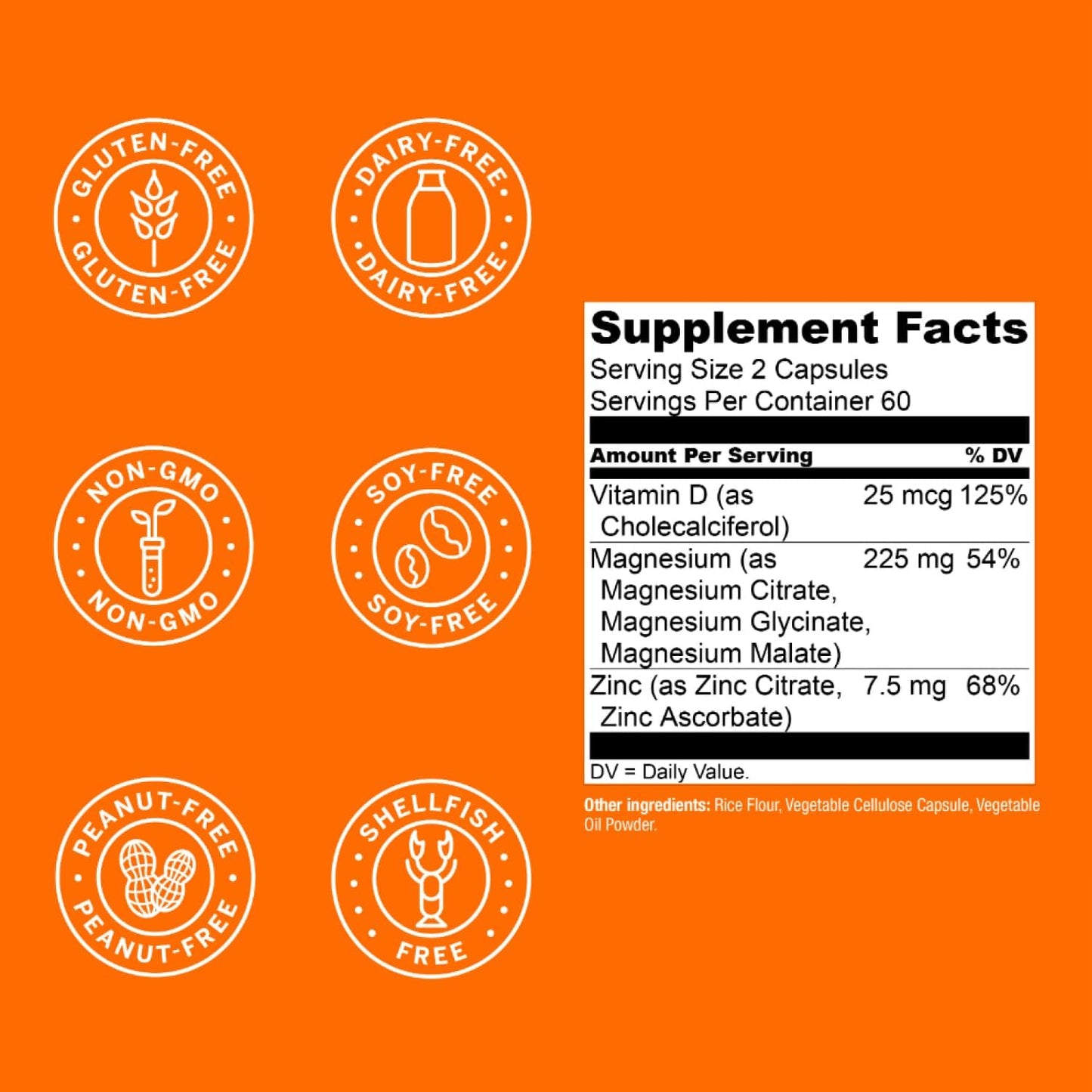 Live Conscious Magwell Magnesium Zinc & Vitamin D3 - Magnesium Glycinate, Malate, & Citrate - Triple Supplement for Women & Men - for Sleep, Bone, Heart, Immune Support - 120 Caps Live ConsciousBuy Supplements Australia