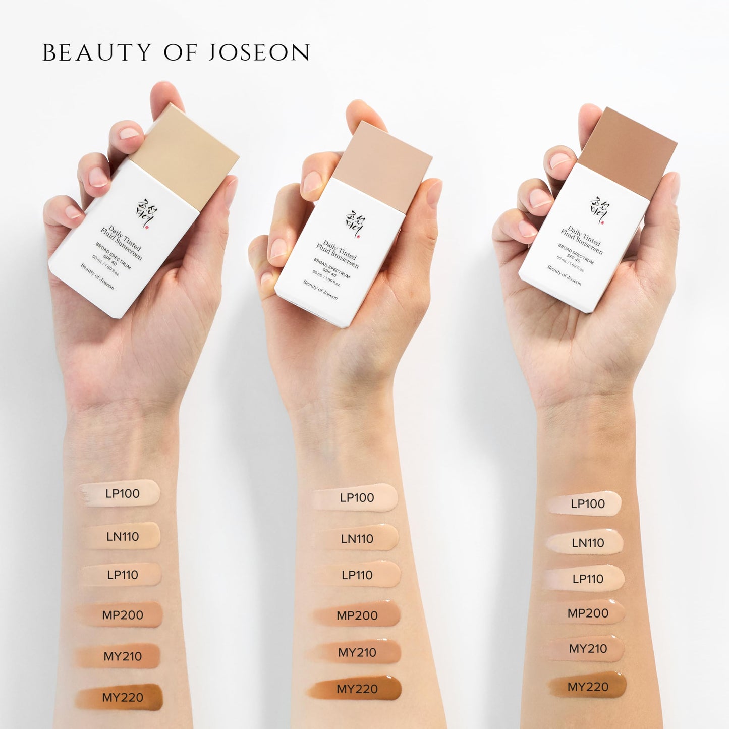 Beauty of Joseon Daily Tinted Fluid Sunscreen 12 Shades for Face Moisturizing Broad Spectrum SPF 40 Korean Skincare 50ml, 1.69 fl.oz #LN110 Beauty of JoseonBuy Supplements Australia