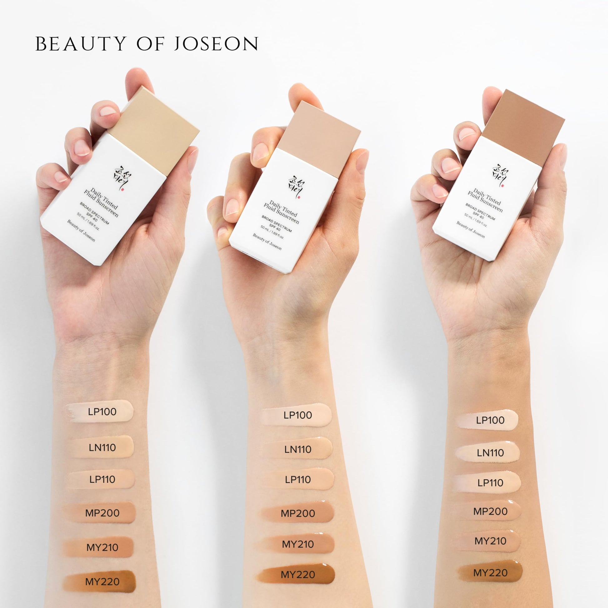 Beauty of Joseon Daily Tinted Fluid Sunscreen 12 Shades for Face Moisturizing Broad Spectrum SPF 40 Korean Skincare 50ml, 1.69 fl.oz #LN110 Beauty of JoseonBuy Supplements Australia