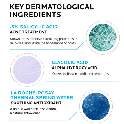 La Roche-Posay Effaclar Clarifying Solution Acne Toner with Salicylic Acid and Glycolic Acid