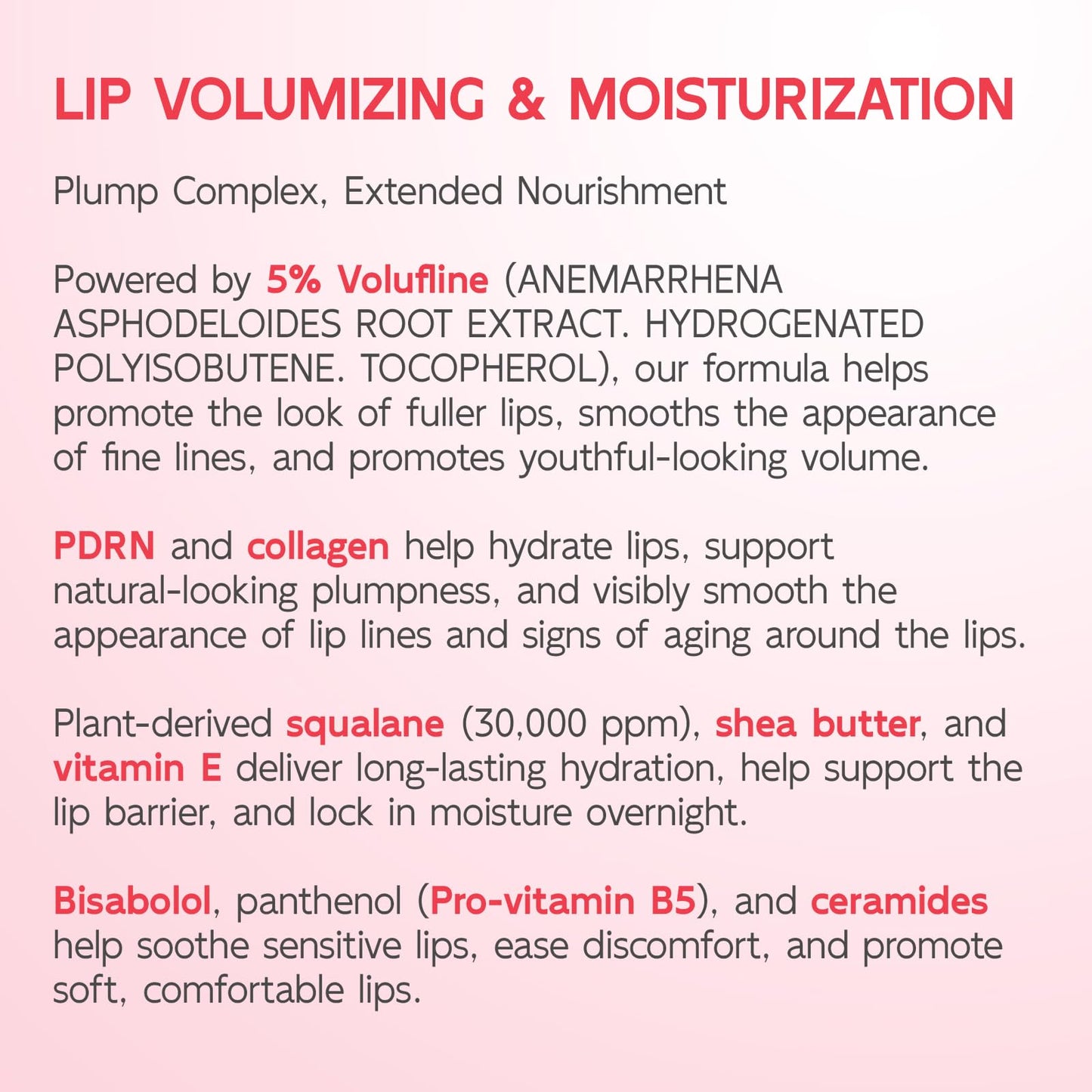 YouthVibe Lip Mask Overnight Moisturizing - Nourish & Hydrate, Antioxidants, 5% Volufiline, Vitamin E, Shea Butter, PDRN & Collagen Sleeping Lip Treatment for Dry, Chapped Lips YouthVibeBuy Supplements Australia