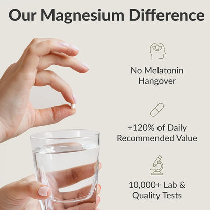 BIOptimizers Magnesium Breakthrough Supplement with 500mg - 7 Forms of Magnesium: Glycinate, Malate, Citrate, and More - Natural Support for Sleep and Cognitive Function -60 Capsules- Calming Vitamins BIOptimizersBuy Supplements Australia