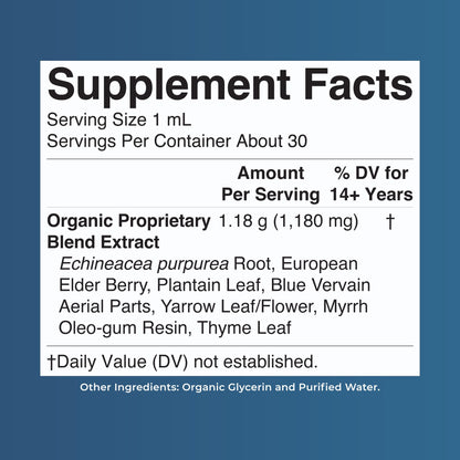 MARYRUTH'S Lymphatic Support Liquid Drops USDA Organic | Herbal Blend with Echinacea & Elderberry | Blue Vervain