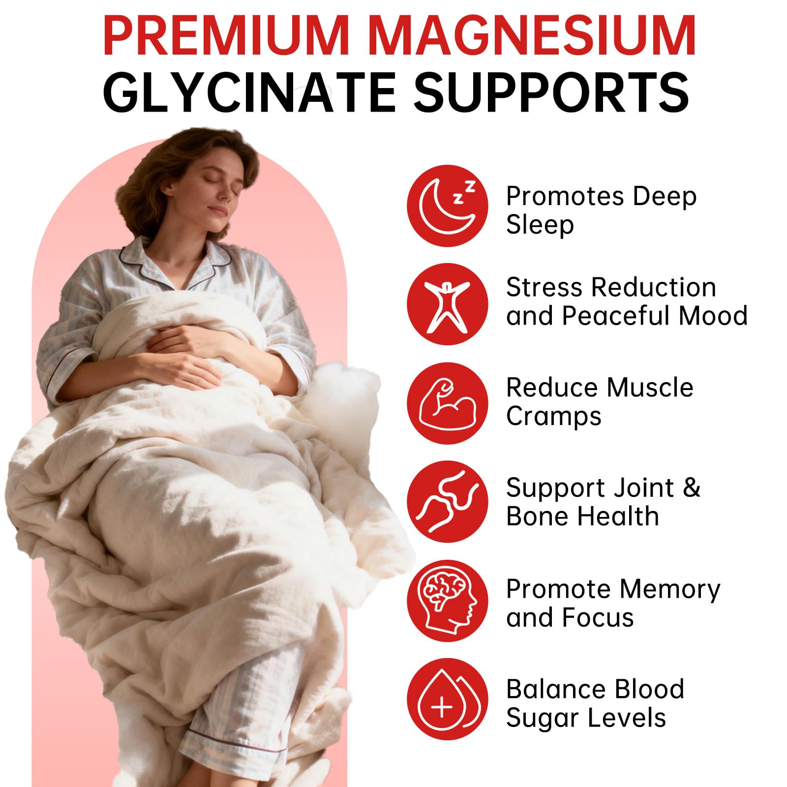 Magnesium Glycinate Gummies 500mg – Sugar Free Magnesium Gummies for Sleep, Stress, Muscle & Nerve Support – for Adults & Kids 4+, Vegan, No Melatonin (Raspberry Flavor, 60 Count) SAYIDONBuy Supplements Australia