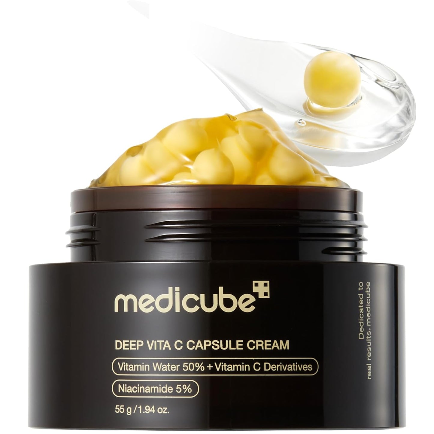 medicube Capsule Cream with Deep Vitamin C | Liposome Vitamin C Golden Capsule for Radiance &amp; Firm