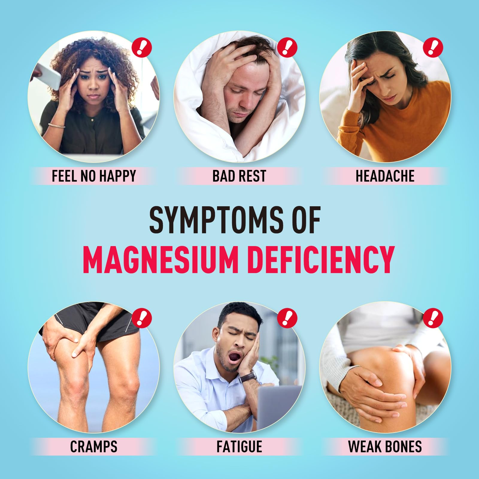 Greabby Magnesium Glycinate Gummies 500mg for Adults Sleep Support, Chewable Magnesium Gummies for Women & Men, Muscle Relief & Magnesium Supply (60 Count) GREABBYBuy Supplements Australia