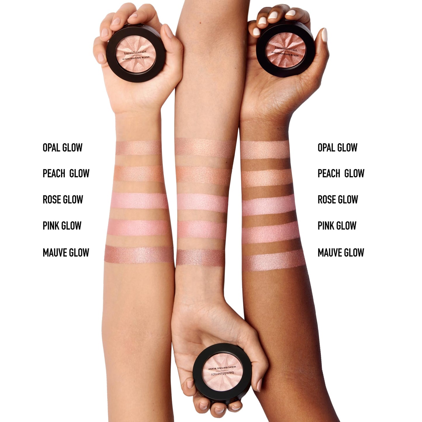 bareMinerals Gen Nude Highlighting Blush, Mauve Glow, Vegan, Cruelty-Free & Dermatologist-Tested