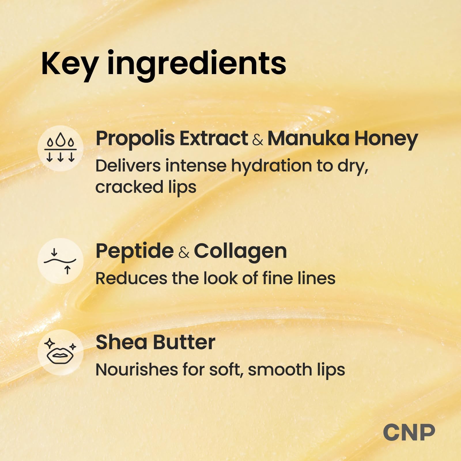 CNP Honey Lip Butter - Propolis Lipcerin™ 01 Original, Hydrating Overnight Manuka Lip Balm & Mask, 12hr Long-Lasting Moisture, Stocking Stuffers, Gifts for Women, 0.5 fl.oz. CNPBuy Supplements Australia