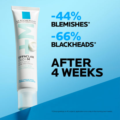 La Roche-Posay Effaclar Salicylic Acid Acne Treatment For Face, Mattifying Acne Gel Cream Spot Treatment for Blackheads
