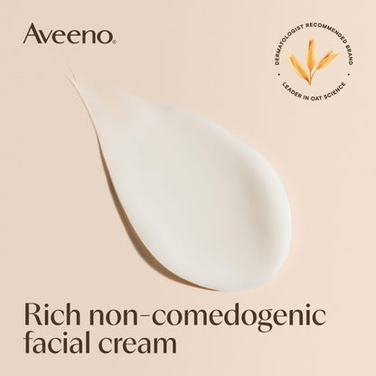 Aveeno Calm + Restore Facial Moisturizer Face Cream for Redness Relief, Non-Comedogenic