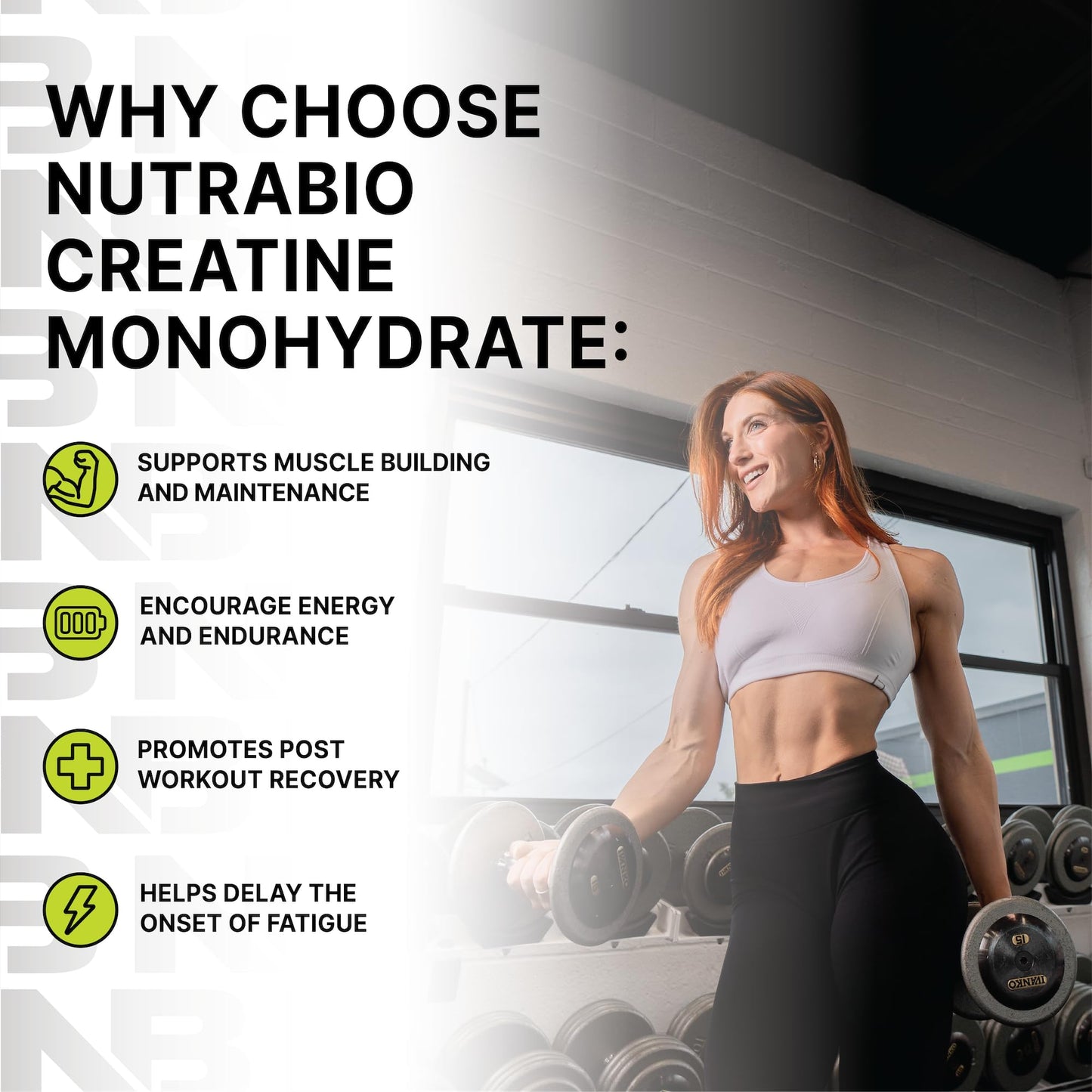 NutraBio Pure Micronized Creatine Monohydrate Powder Supplement, Unflavored, (300 g) - Supports Bulk Muscle Energy, Recovery, and Strength - HPLC Tested Creatine