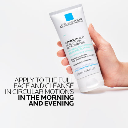 La Roche-Posay Effaclar Dual Acne Face Wash With 4% Benzoyl Peroxide & LHA Exfoliant