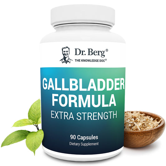 Dr. Berg Gallbladder Formula Extra Strength - with Ox Bile Powder and Conjugated Bile Acid - Digestive Enzymes Proprietary Blend - Full 45-Day Supply - 90 Vegetable Capsules Dr. Berg NutritionalsBuy Supplements Australia