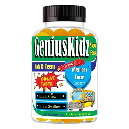Celebrity Lifestyle Product Brain Support Focus Supplement for Kid and Teens Omega 3 Gummy Vitamin Memory and Attention, Brain Booster, Kid Focus Attention Supplement(1 Bottle) DHA 60ct Celebrity LifeStyle ProductBuy Supplements Australia
