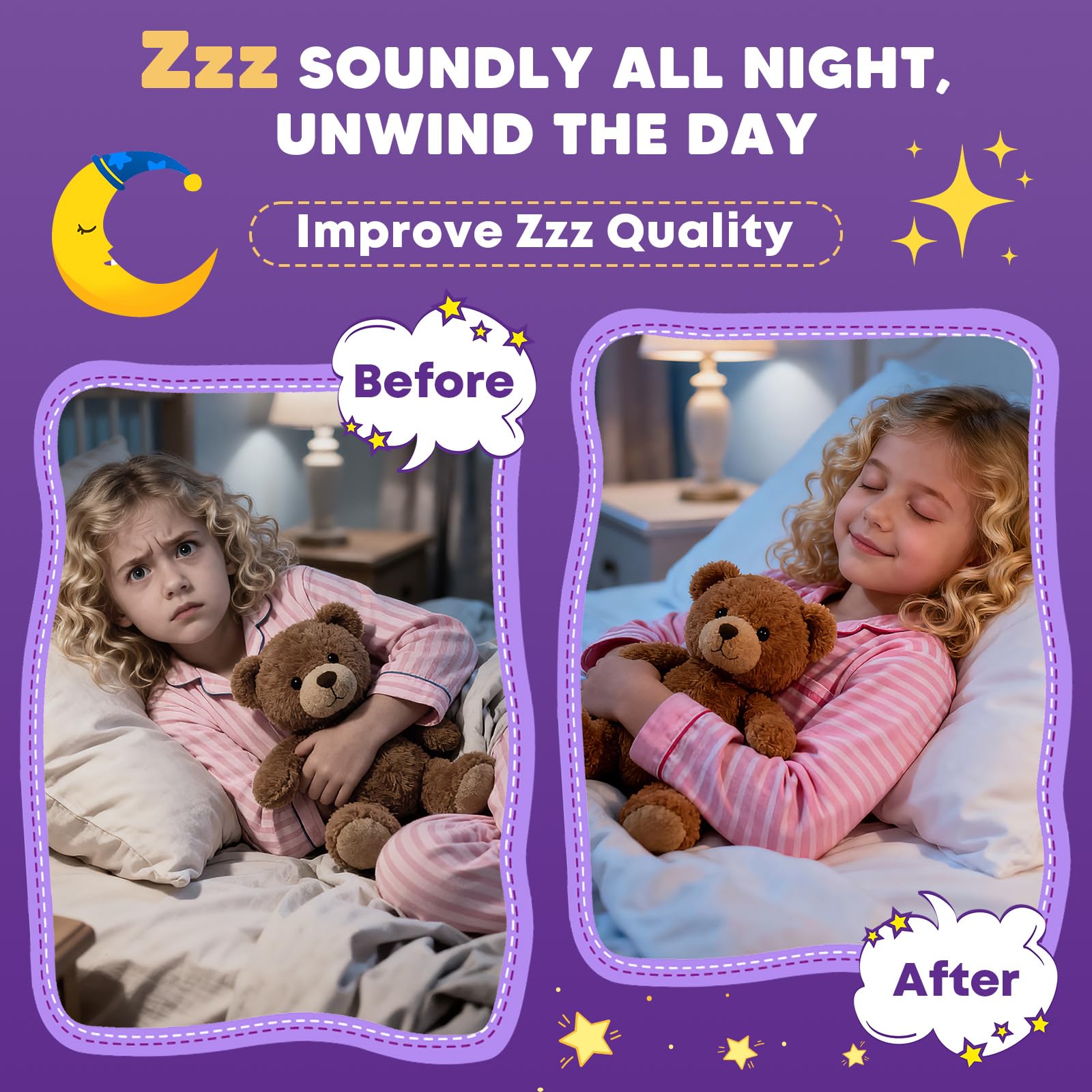 Sugar Free Magnesium Glycinate Gummies for Kids & Adults - Zzz Support, Relaxation & Cognition Support, 200/400mg Magnesium Gummies with L-Theanine, GABA, Calcium, B6, D3, C & K2, Grape Flavor, 60 Ct JIANKYTZBuy Supplements Australia