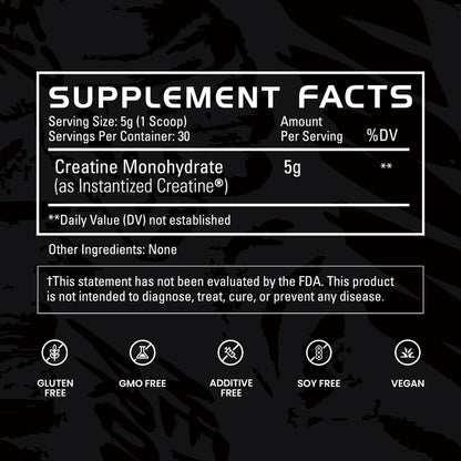 Gains in Bulk Instantized Creatine Monohydrate for Men & Women, Soluble Creatine Powder, Supports Muscle Building, Strength and Performance