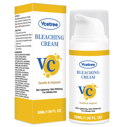 Vcetree Skin Bleaching Cream Skin Lightening for Body Intimate Areas, Private Parts, Underarm, Knees, Elbows, Inner Thigh, Bikini Area
