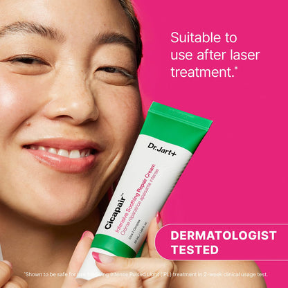 Dr.Jart+ Cicapair Sensitive Skin Korean Face Moisturizer for Redness and Barrier Repair with Centella Asiatica | Korean Skin Care | Travel Size, 0.51 Fl Oz