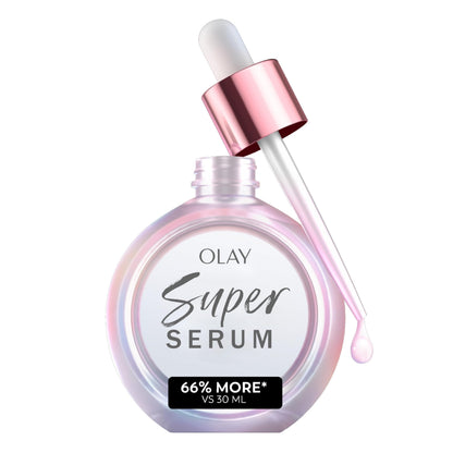 Olay Super Serum - Glow Serum for Face - Activated Niacinamide, Vitamin C & E, Collagen Peptide, AHA - 5-in-1 Benefits - Brightens, Hydrates, Smooths, Firms, Evens Tone, Proactive Anti-Aging, 1.7 Oz OlayBuy Supplements Australia