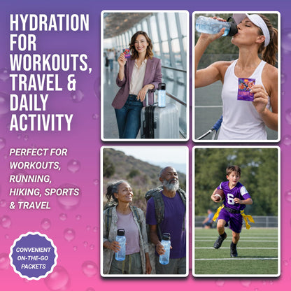Dr. Price’s Electrolytes Hydration Powder Packets – Blueberry Pomegranate, 30 Packs | Sugar Free Electrolyte Drink Mix, 72+ Trace Minerals, Manganese