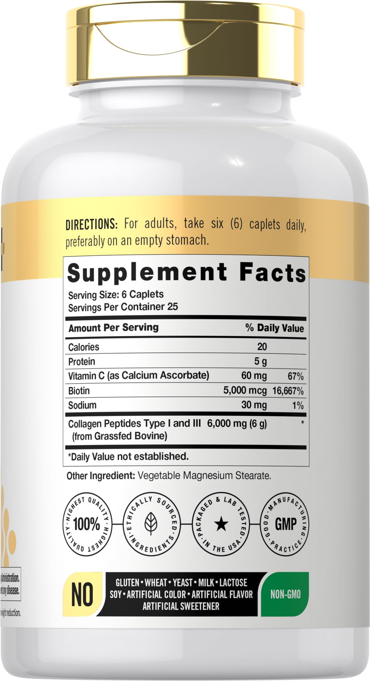 Doctor's Way Collagen Complex | 150 Caplets | with Vitamin C and Biotin | Non-GMO, Gluten Free Supplement Doctor's Way buy supplements Au