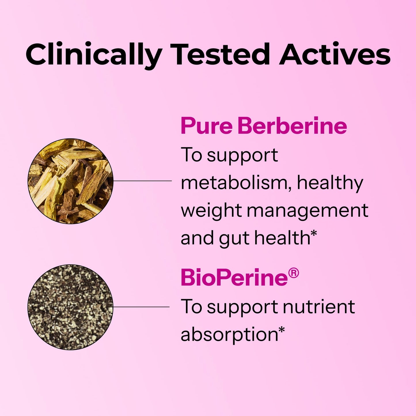 HUM Best of Berberine Supplement 1200mg, Pure Potency for Metabolic Wellness, Gut Health, Pure Berberine Supplements Enhanced with BioPerine for Maximum Absorption, 60 Capsules HUMBuy Supplements Australia