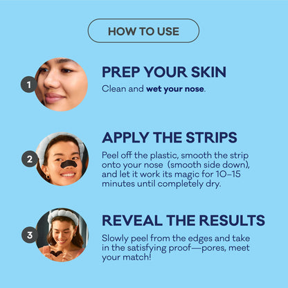Biore Charcoal, Deep Cleansing Pore Strips, Nose Strips for Blackhead Removal on Oily Skin