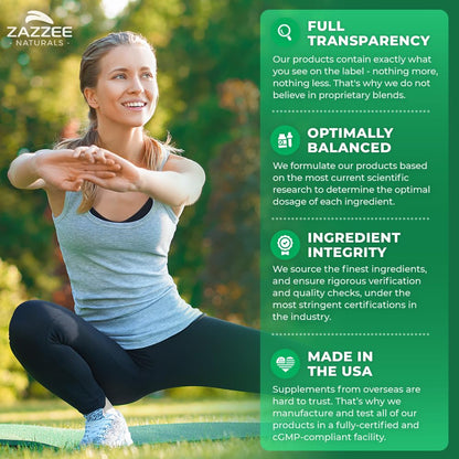 Zazzee USDA Organic Moringa Leaf 20:1 Extract, 180 Vegan Capsules, 3 Month Supply, Certified Kosher, Moringa Oleifera, Antioxidant, Immune & Cellular Support