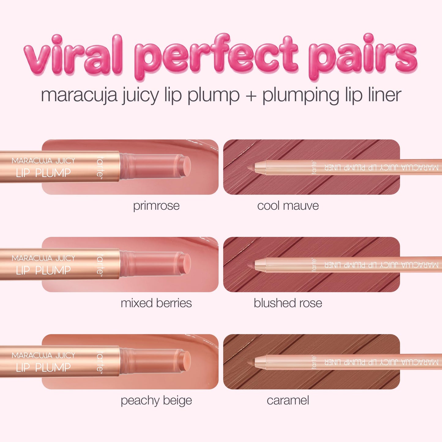 tarte maracuja juicy lip plump – Hydrating & Volumizing Lip Plumper Gloss Balm with Nourishing Hyaluronic Acid, Plumps & Moisturizes, Vegan & Cruelty-Free, full size, poppy