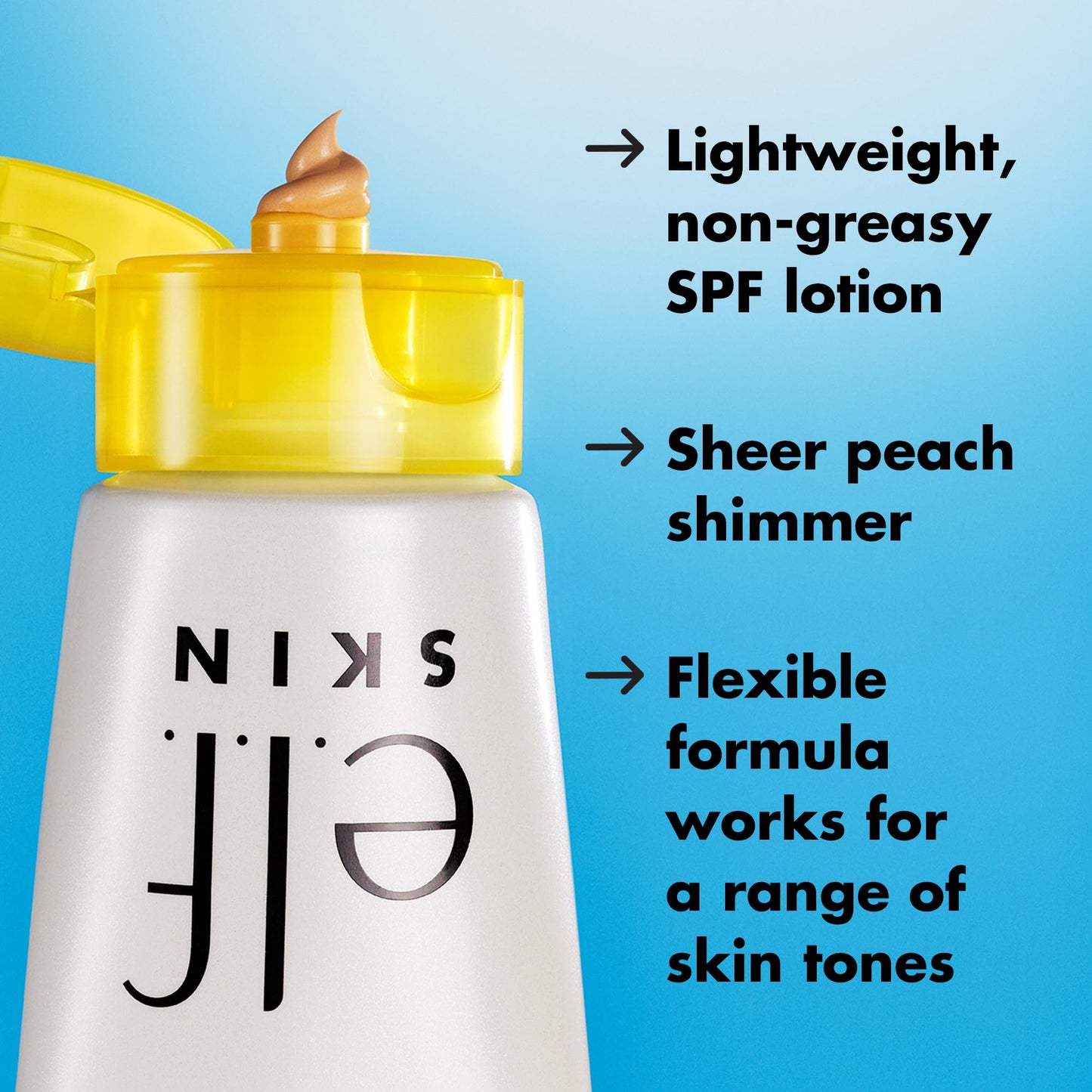 e.l.f. SKIN Suntouchable Whoa Glow SPF 30, Sunscreen & Makeup Primer For A Glowy Finish