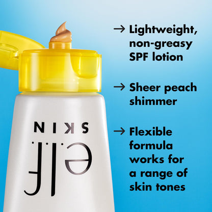 e.l.f. SKIN Suntouchable Whoa Glow SPF 30, Sunscreen & Makeup Primer For A Glowy Finish