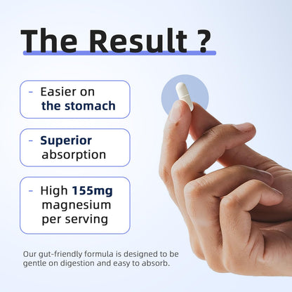iMATCHME Magnesium Glycinate 850mg Capsules with L-Theanine, Chamomile & GABA for Sleep, Calmness, Muscle, Bone Health & Immune Support, Magnesium for Women and Men, Vegan, High-Absorption, 120 Count iMATCHMEBuy Supplements Australia