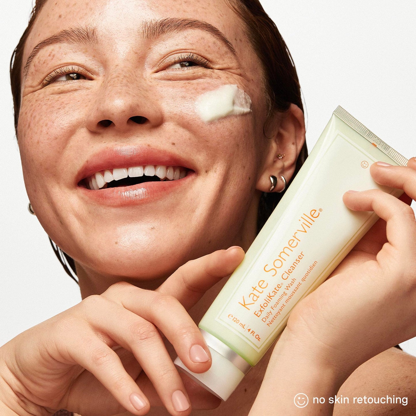 Kate Somerville ExfoliKate Cleanser – Daily Exfoliating Foaming Face Wash, Clinically Formulated Glycolic Acid and Lactic Acid Gentle