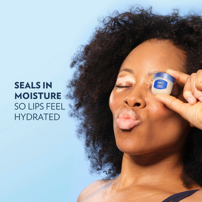 Vaseline Lip Therapy 2 Pack Original Mini For Dry, Chapped Lips Hydrating Lip Balm 0.5 oz
