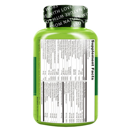 NATURELO One Daily Multivitamin for Women w/Vitamin B12, 60 Ct, Energy Support, Whole Food Daily Women Multivitamin Supplement, Nourish Hair/Skin/Nail, Non-GMO, No Soy, Gluten Free, 2 Month Supply NATURELO buy supplements Au