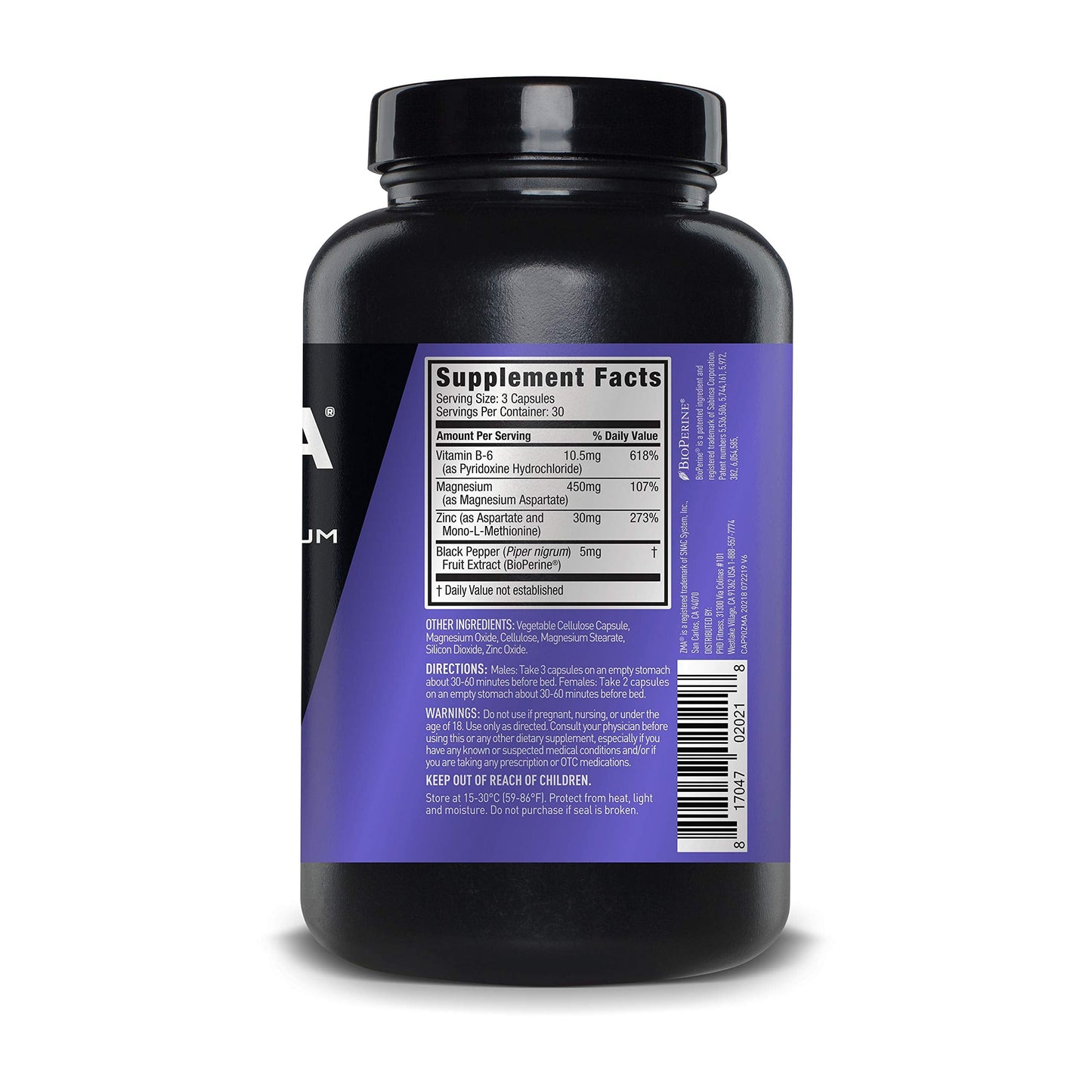ZMA JYM, Zinc & Magnesium Supplement - Zinc, Magnesium and Vitamin B6, YM Supplement Science, 90 Vegetarian Capsules JYM Supplement Science buy supplements Au