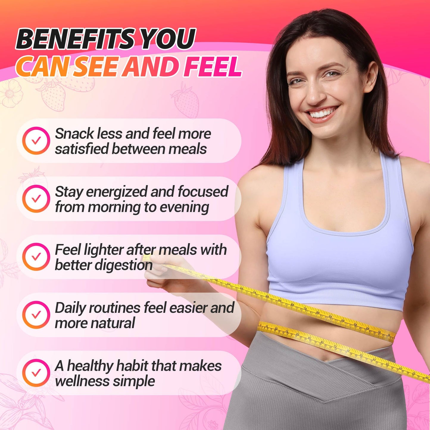Yooloks Cutting Drink Mix –  5-HTP, Yerba Mate & Magnesium, FOS | Supports Satiety Signaling, Energy & Gut Health