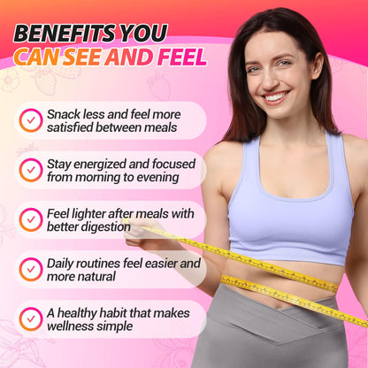 Yooloks Cutting Drink Mix –  5-HTP, Yerba Mate & Magnesium, FOS | Supports Satiety Signaling, Energy & Gut Health