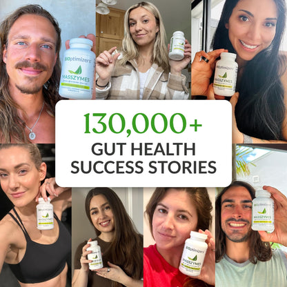 BIOptimizers MassZymes - Complete Digestive Enzymes Supplement for Gut Health - Bloating Relief for Men and Women